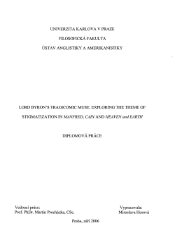 univerzita karlov av praze filosoficka f akul ta ustav anglistiky