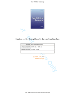 Freedom and the Strong State