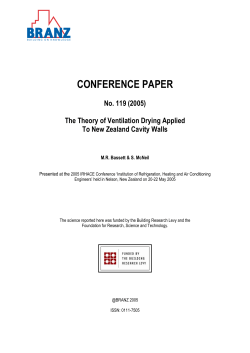 the weathertightness of window to wall joints