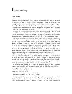 Preference, Belief, and Similarity Selected Writings