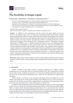 The Flexibility of Ectopic Lipids