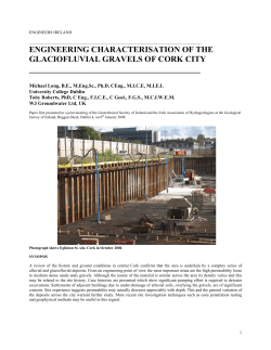 engineering characterisation of the glaciofluvial gravels of cork city