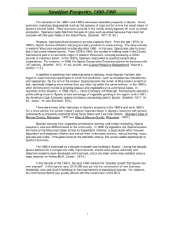 Steadfast Prosperity, 1880-1900