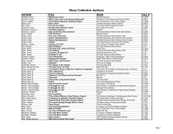 Story Collection Authors - Hampton Township School District