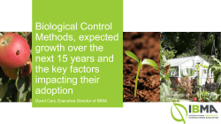 Biological Control Methods, expected growth over the next