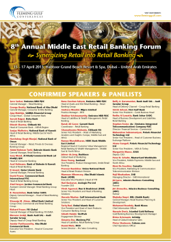 8th Annual Middle East Retail Banking Forum