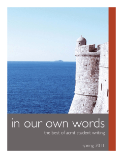 in our own words