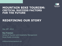Mountain Bike Tourism Symposium 2017