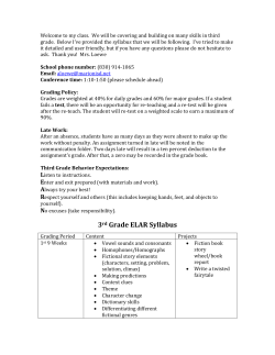 2016-2017 Syllabus