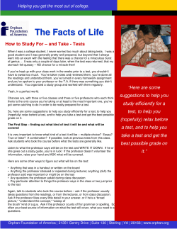 The Facts of Life