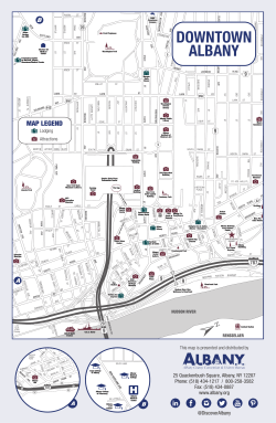 Downtown Albany Map - Empire State Society of Association