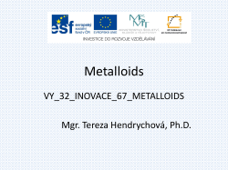 Metalloids