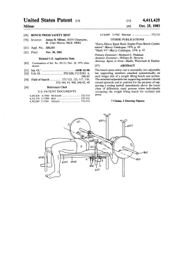 Bench press safety rest