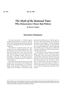 The Myth of the Rational Voter