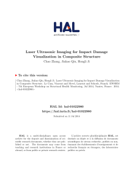 Laser Ultrasonic Imaging for Impact Damage Visualization in