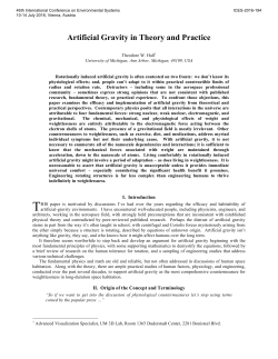Artificial Gravity in Theory and Practice