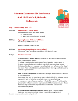 Full Agenda. - Community Vitality Initiative