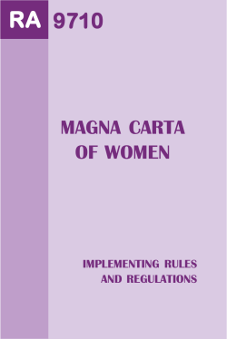 magna carta of women
