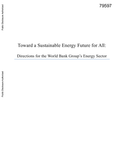 Toward a Sustainable Energy Future for All