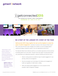 BE A PART OF THE LARGEST IPC EVENT OF THE YEAR
