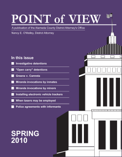 Spring 2010 - Alameda County District Attorney`s Office