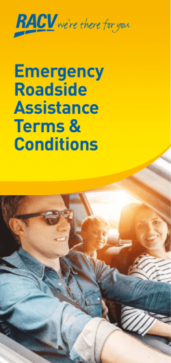 Emergency Roadside Assistance Terms and Conditions