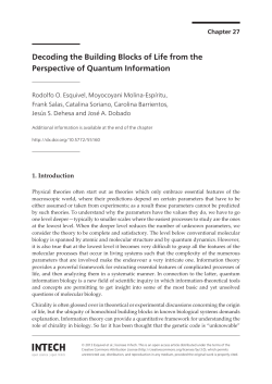 Decoding the Building Blocks of Life from the