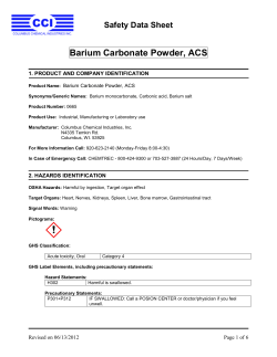 Barium Carbonate Powder, ACS