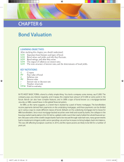 CHAPTER 6 Bond Valuation - McGraw Hill Higher Education