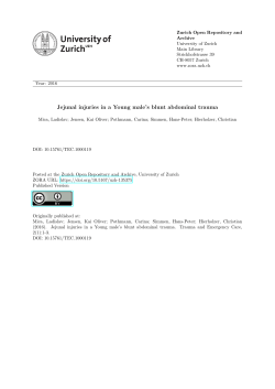 - Zurich Open Repository and Archive