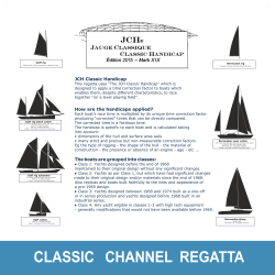 Handy guide to yachts and handicaps