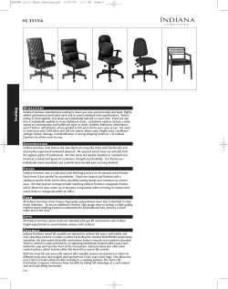 Intro Sheet-Seating.qxd