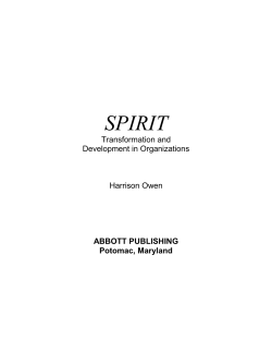 SPIRIT - Transformation and Development in