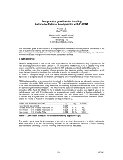 Best practice guidelines for handling Automotive External