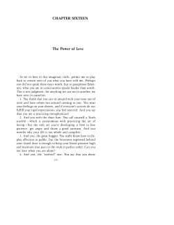 Chapter Sixteen: The Power of Love
