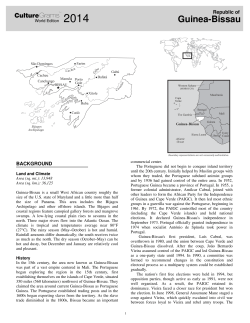 Guinea-Bissau - Burnet Middle School