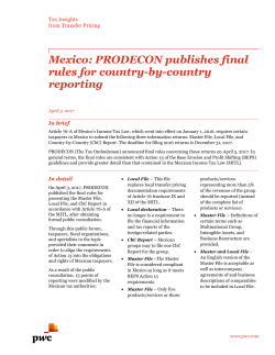 Mexico: PRODECON publishes final rules for country-by