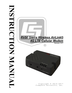 RV50 Sierra Wireless AirLink&reg; 4G LTE Cellular Modem