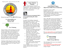 February 2016 - Algoma Utilities