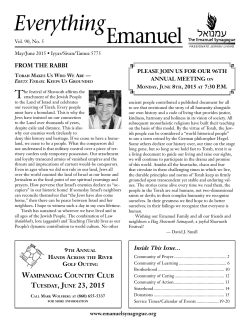 Everything Emanuel - The Emanuel Synagogue
