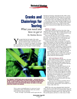 August 2001 - Adventure Cycling Association