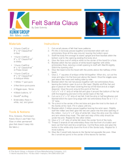 Felt Santa Claus
