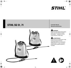 STIHL SG 51, 71 Owners Instruction Manual
