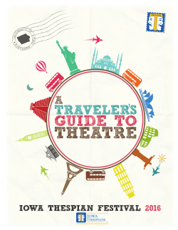 Iowa Thespian High School Troupes Attending