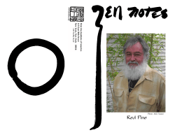 Fall, 2009 - First Zen Institute of America