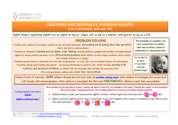 problem solving - A Learning Place