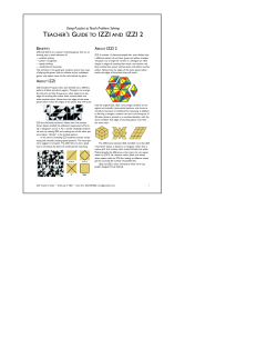 teacher`s guide to izzi and izzi 2
