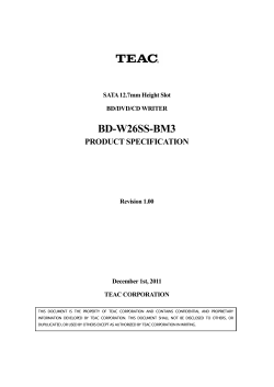BD-W26SS-BM3 Pro Spec Rev1