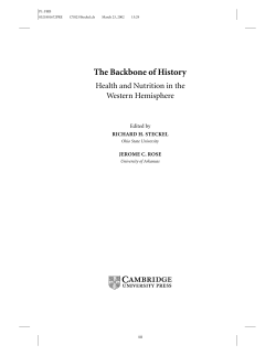 The Backbone of History - Assets