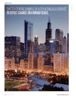 THiS iS A clASSic ExAMplE Of A ciTY AcTing AS A cATAlYST to